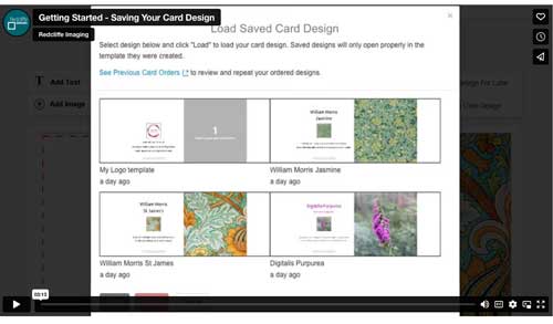 Saving Your Card Design