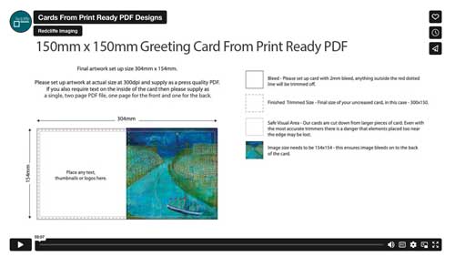 How to create and upload your print ready PDF video